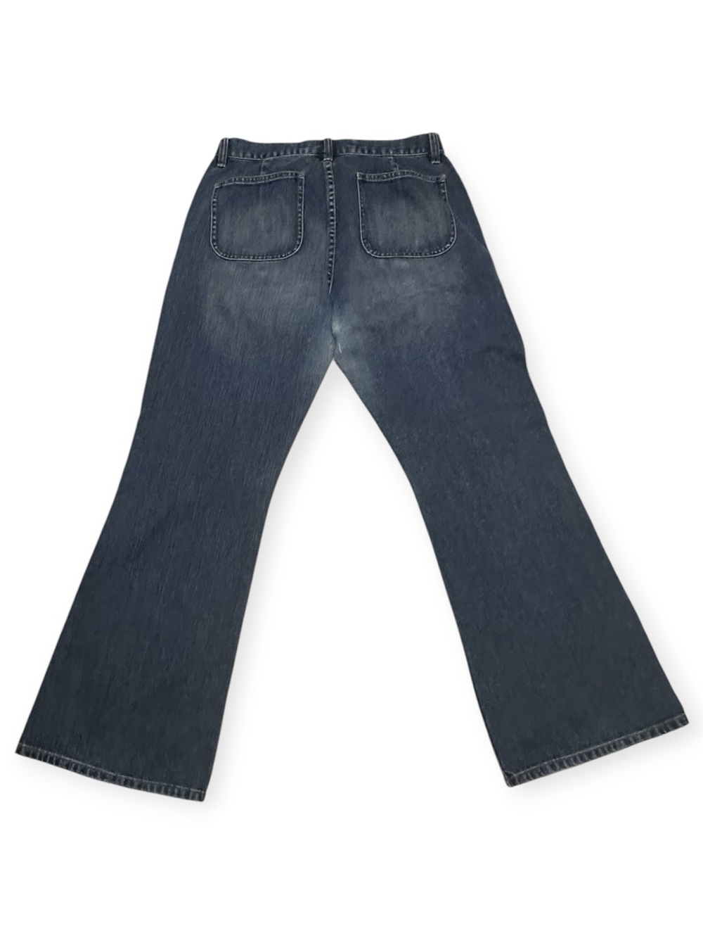 GAP Women’s Size 12 Indigo Relaxed Flare Jeans with Button-Fly - Picture 3 of 7